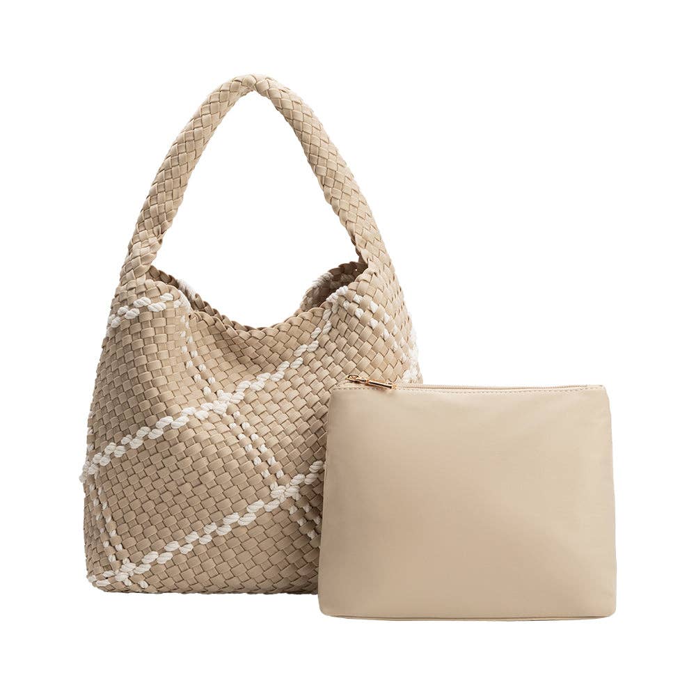 Johanna Shoulder Bag- Almond