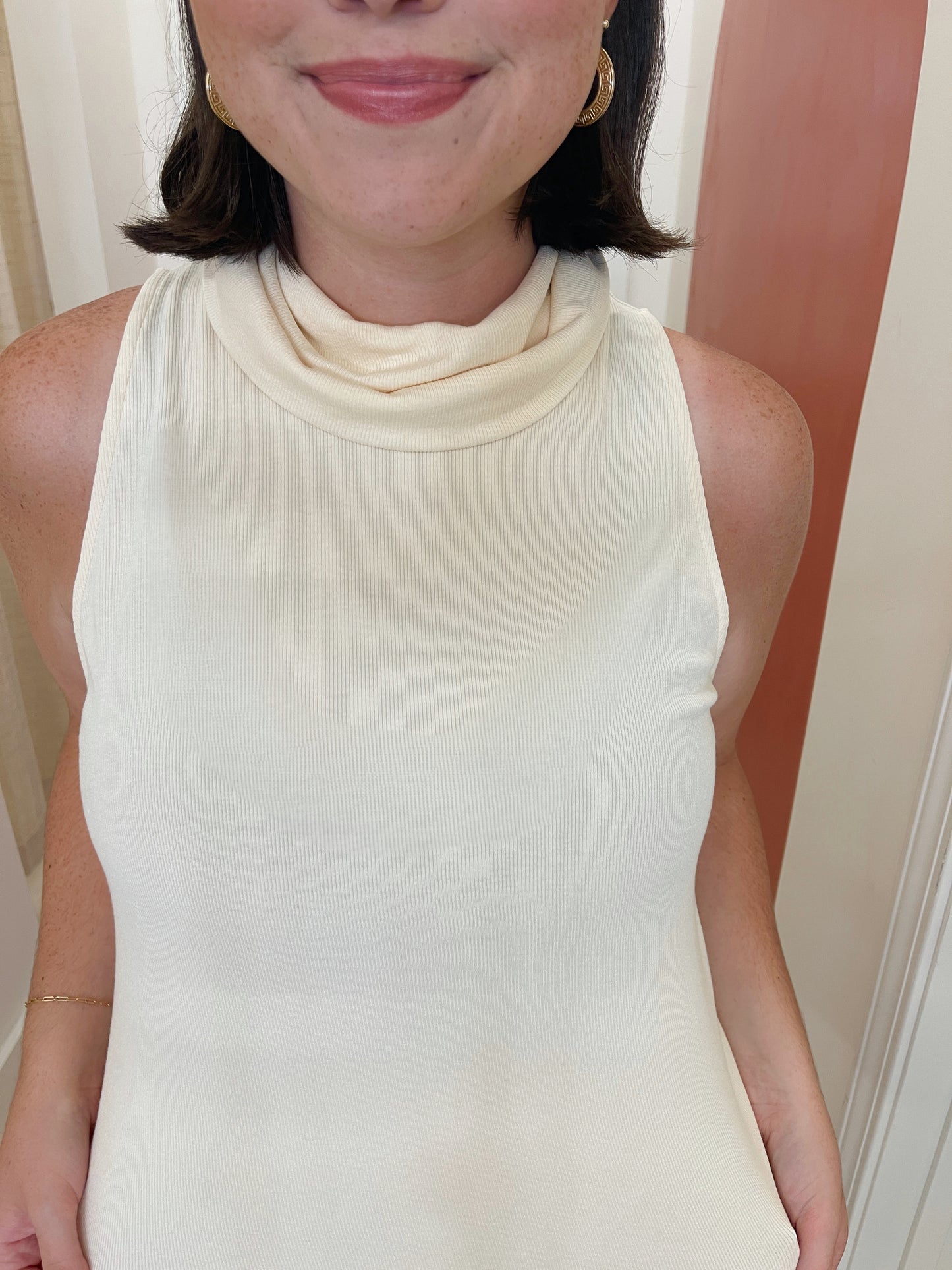 Ronan Knit Tank - Ivory