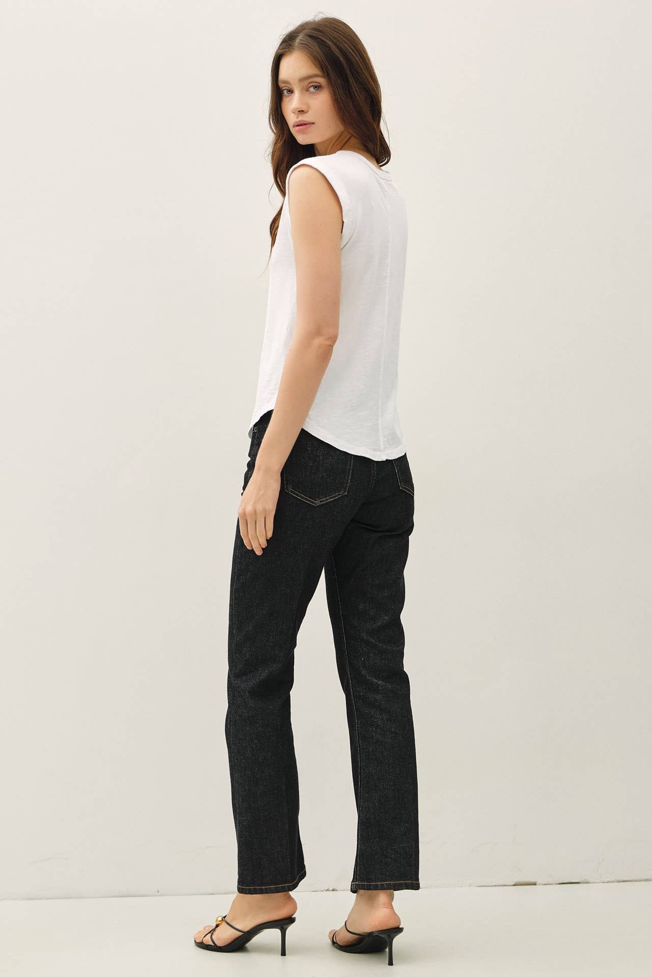 Cap Sleeve Top- Stone
