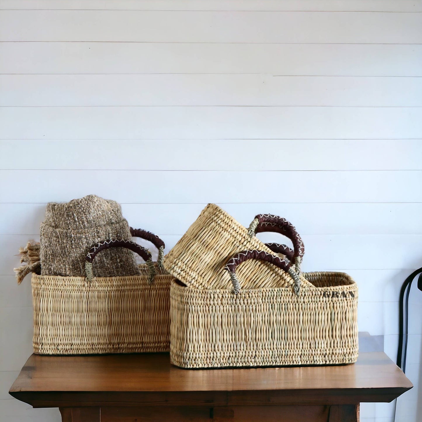 Handwoven Moroccan Baskets