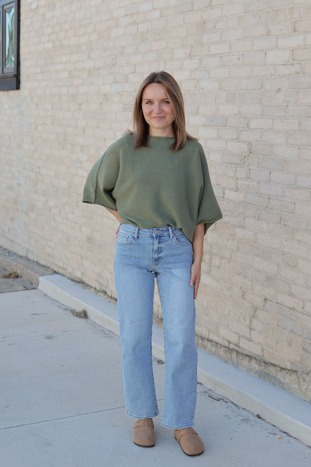 Calia Knit Top / Moss