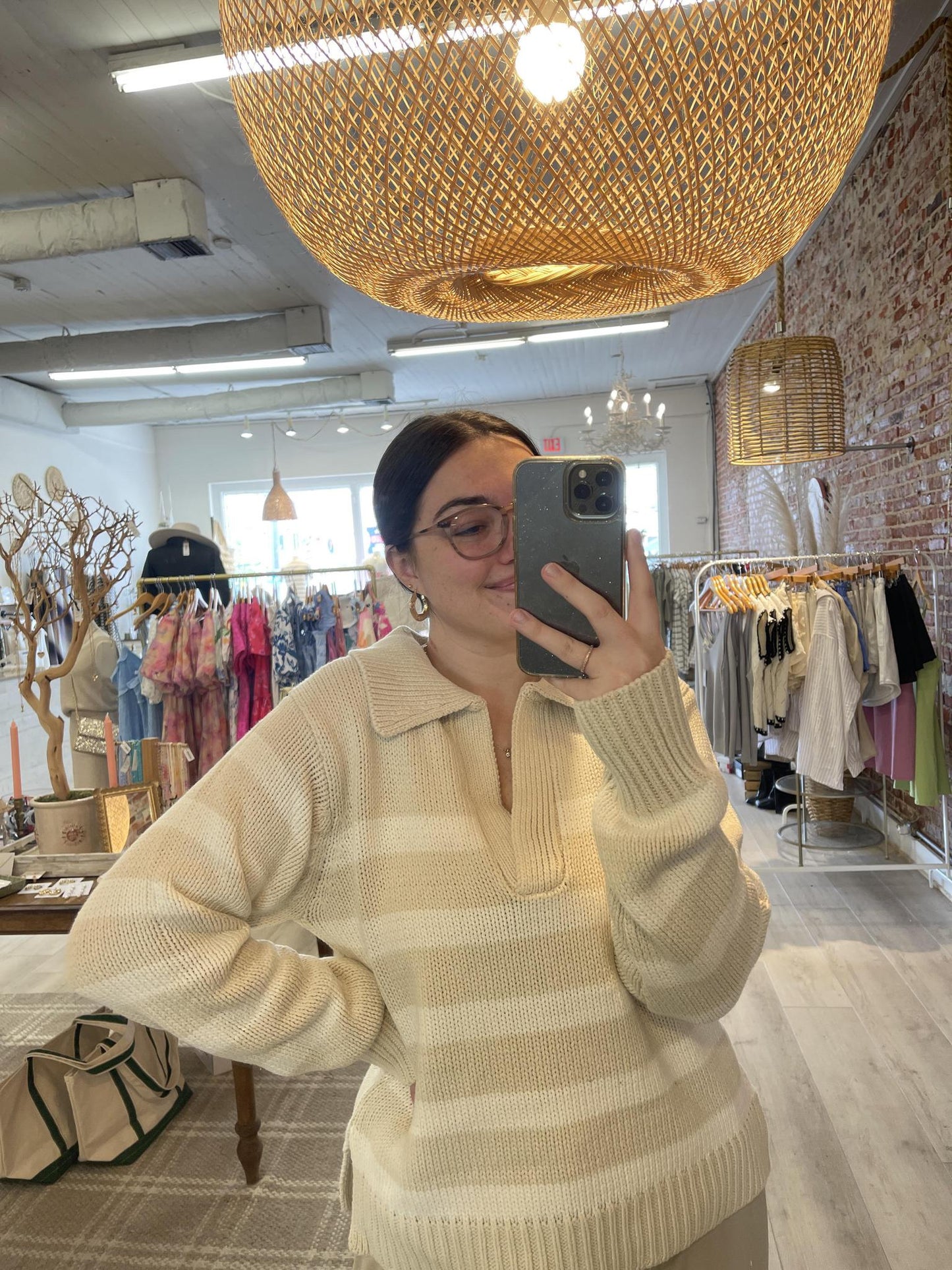 Cara Cream Sweater