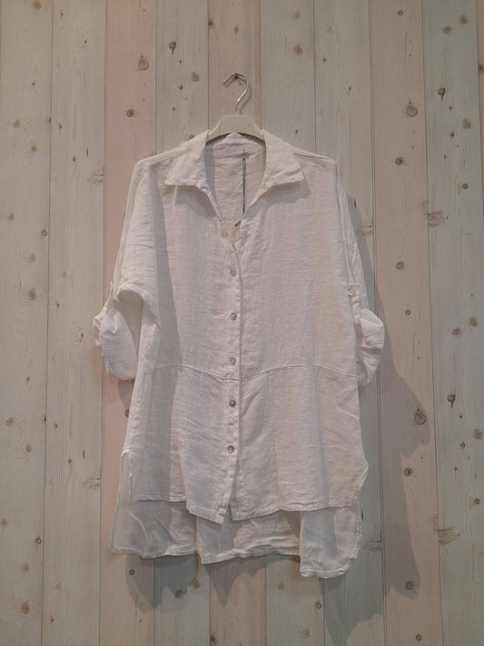 Linen Shirt- White
