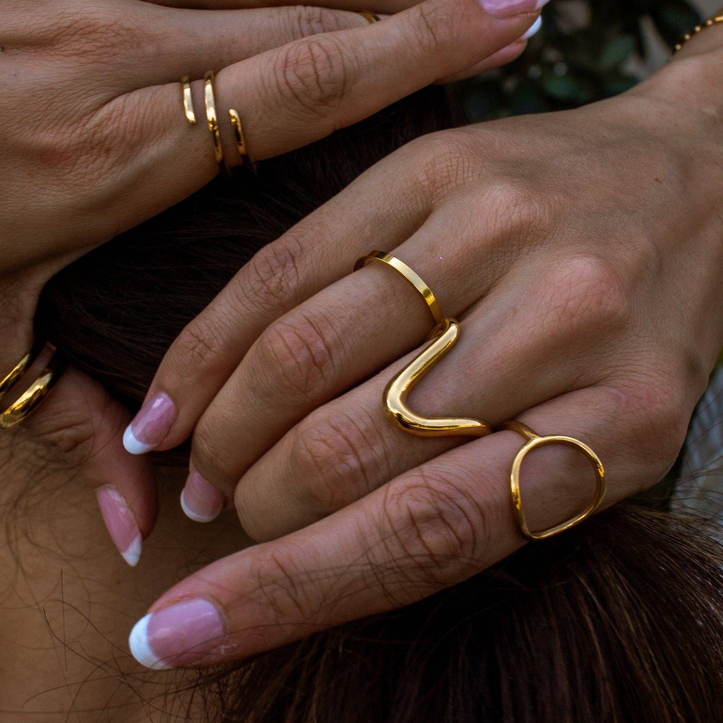 Staple Ring: Gold