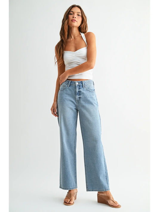 High Rise Loose Fit Straight