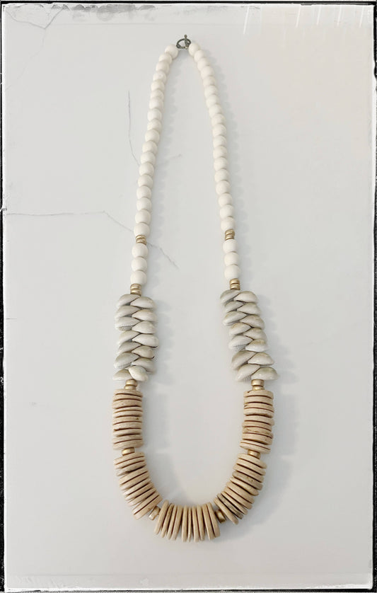 White Coconut Shell Necklace