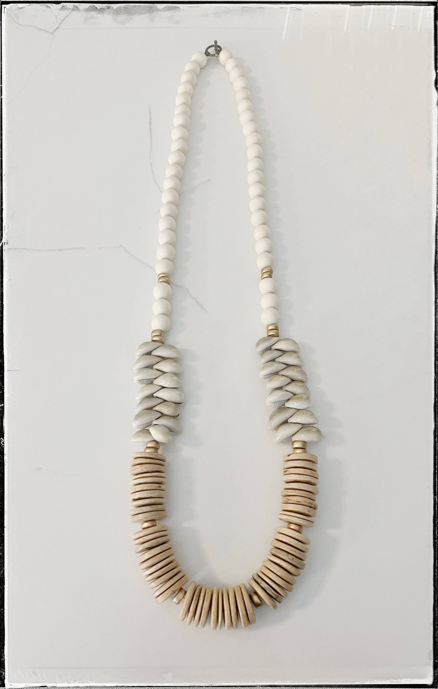 White Coconut Shell Necklace
