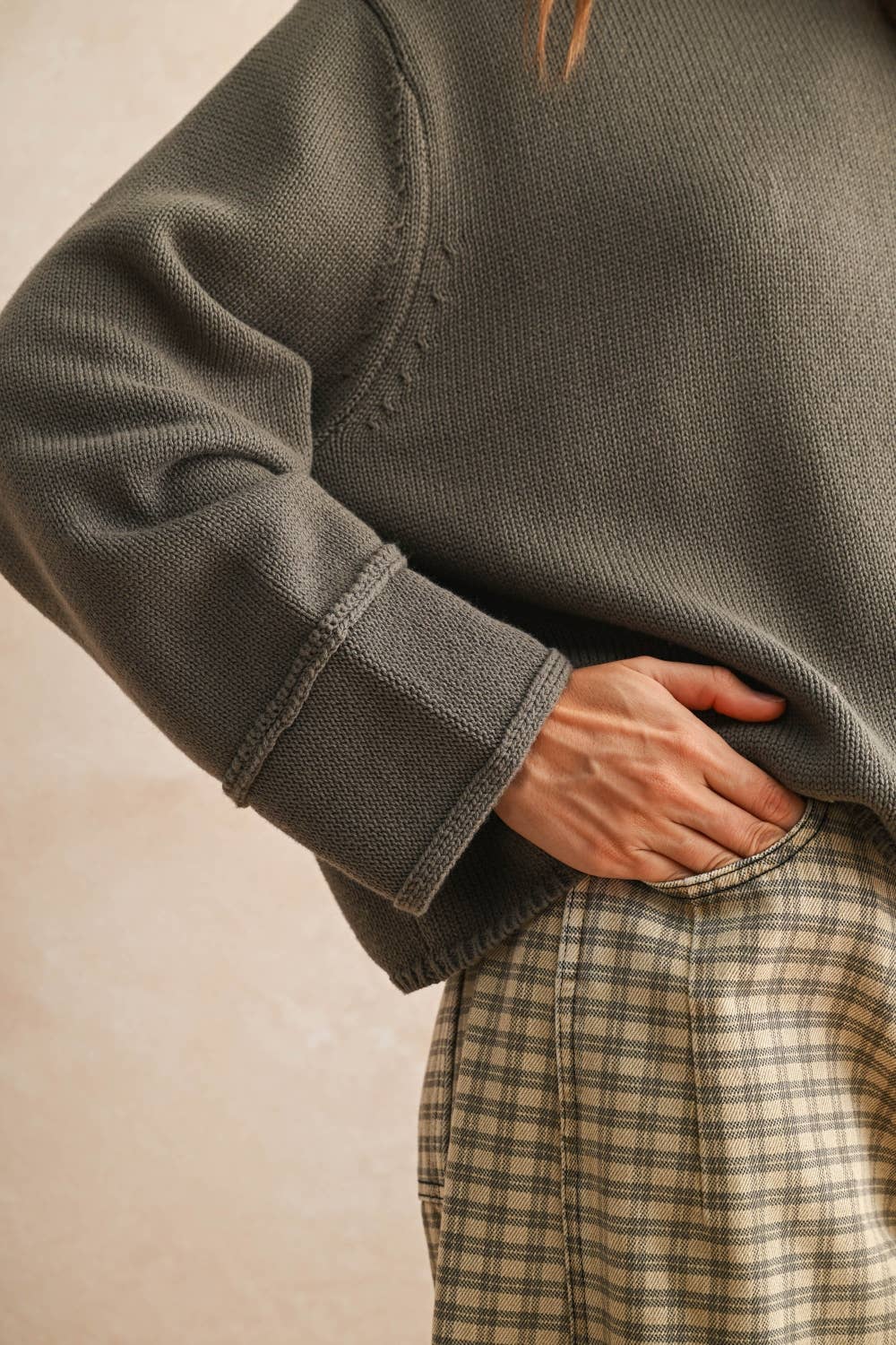 June Sweater - Olive