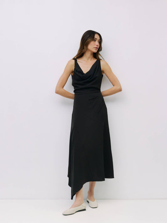 The Renee Dress | Cowl Neck Dress