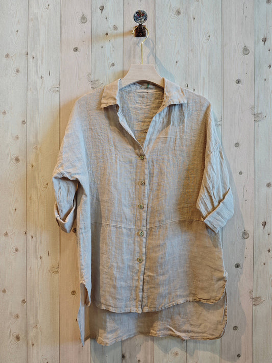 Linen Shirt - Sand