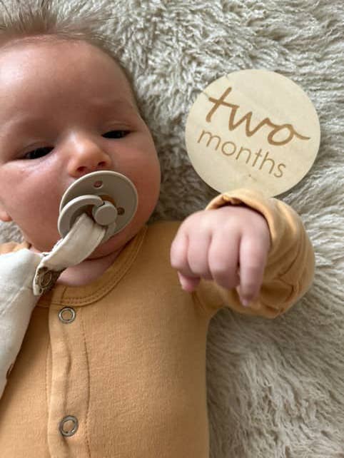 Baby Monthly Milestone Cards