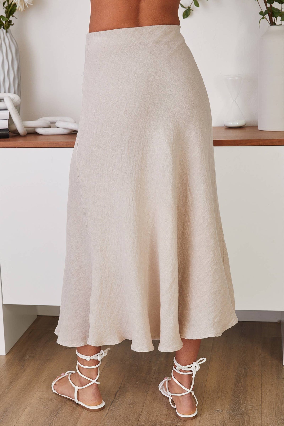 The Isla Linen Maxi / Beige
