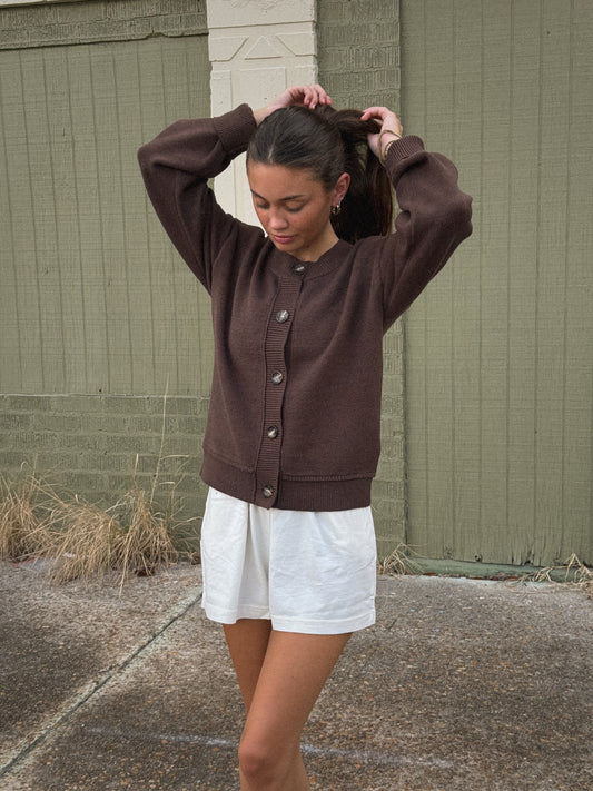 Eliza Cardigan - Brown