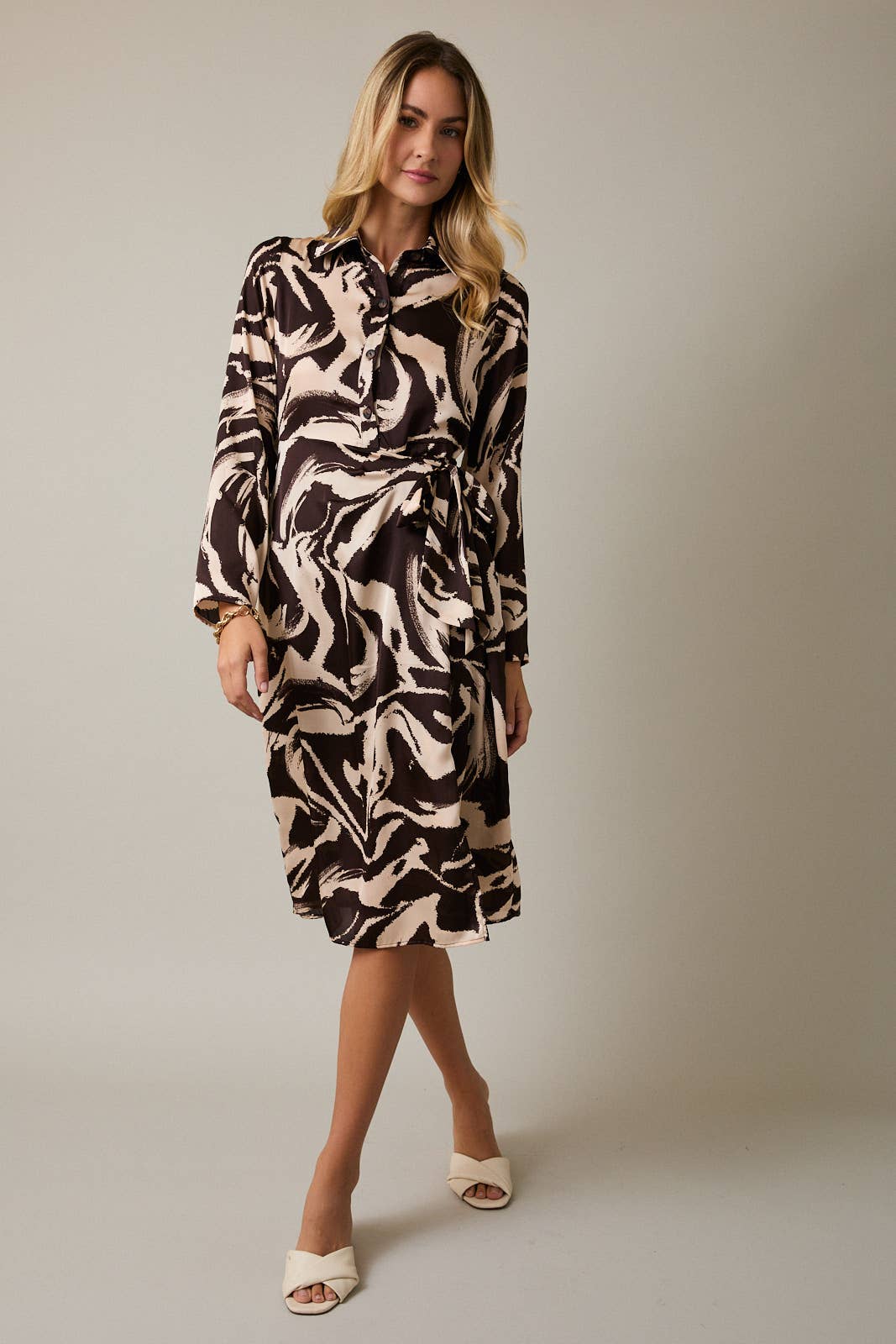 Connie Abstract Midi