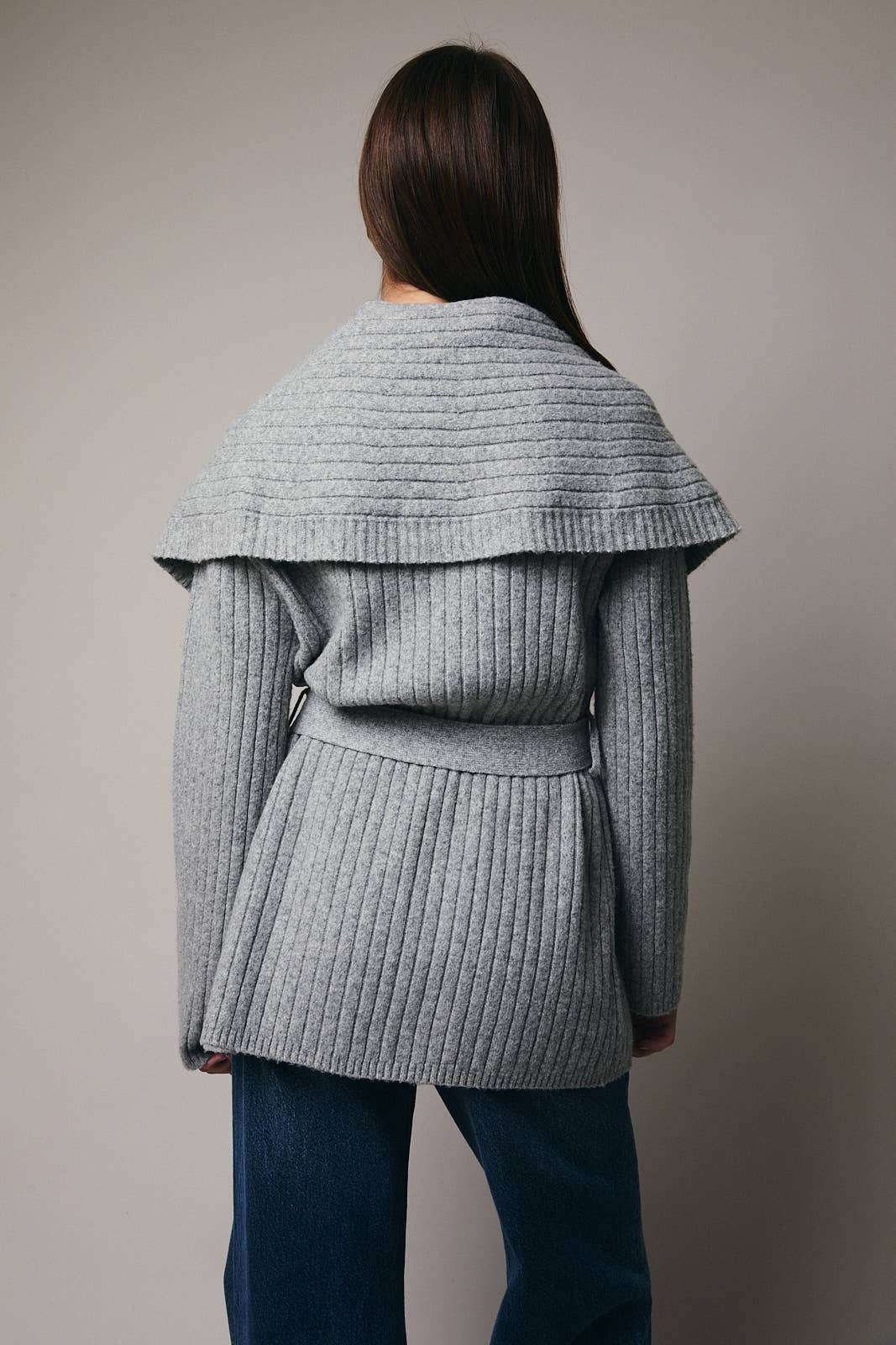 Ali Wrap Cardigan- Grey