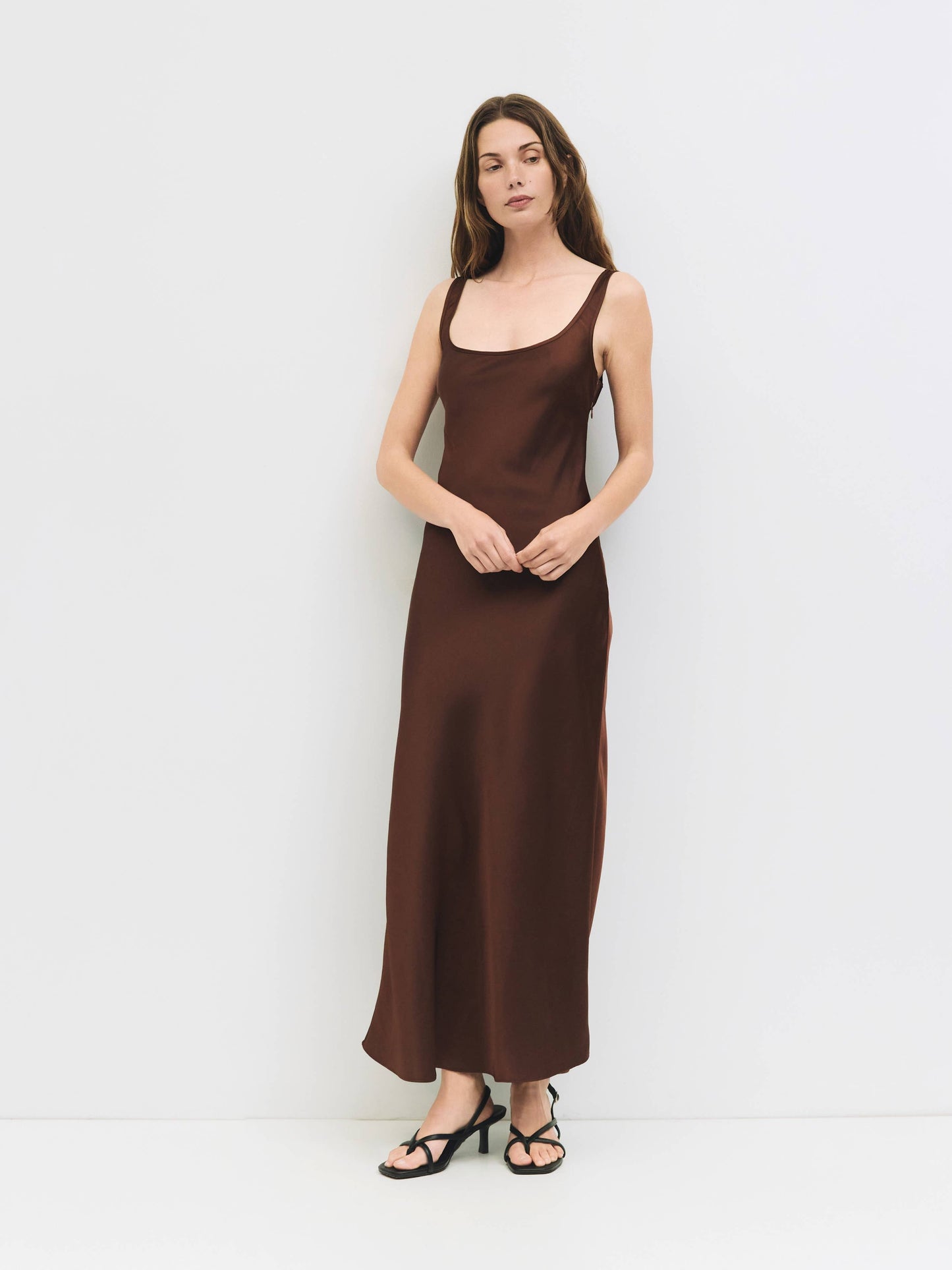 The Saylor Dress | Satin Slip Dress