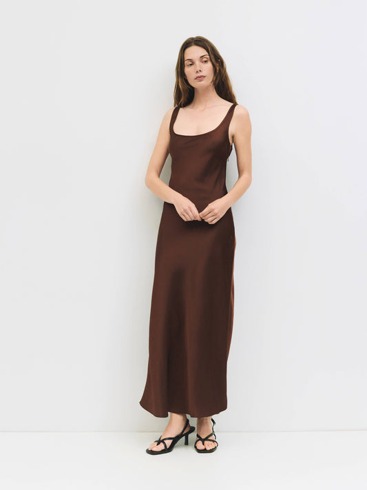 The Saylor Dress | Satin Slip Dress