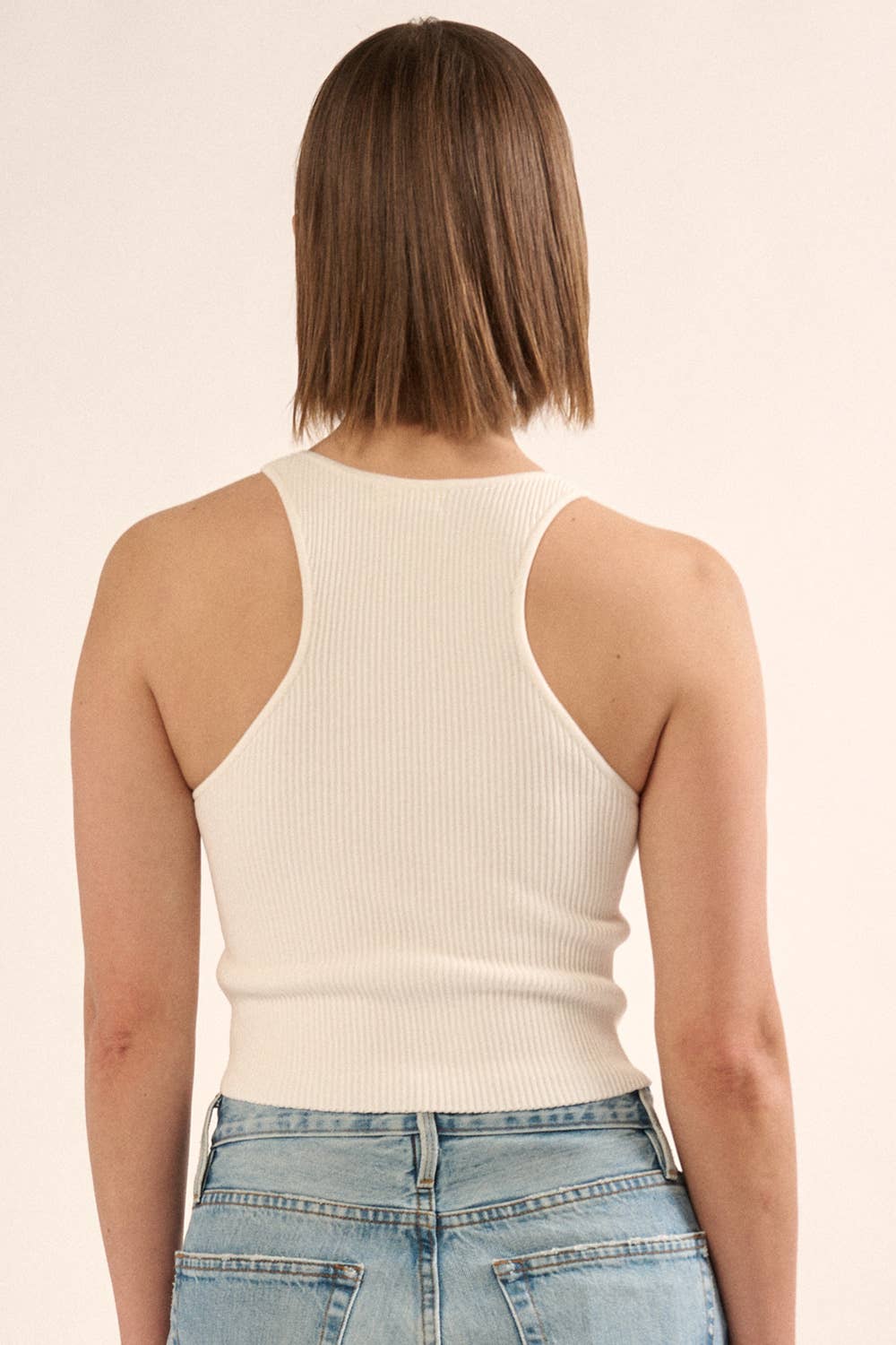 Shaper Rib Tank - White
