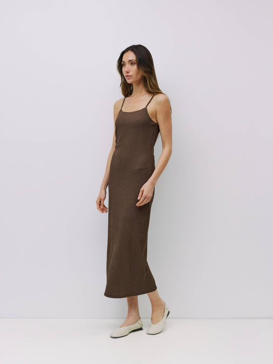 The Karissa Dress - Brown