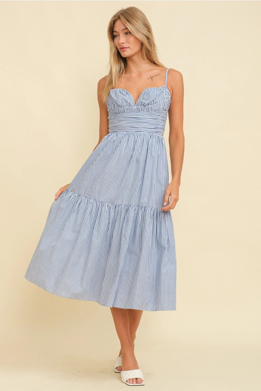 Isabella Midi Tiered Dress