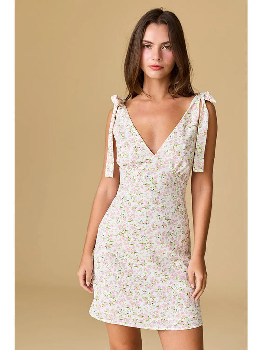 Sophie Tie-Shoulder Mini dress