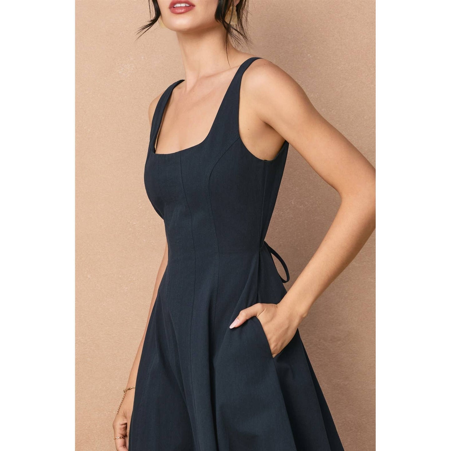Square Neck Dress