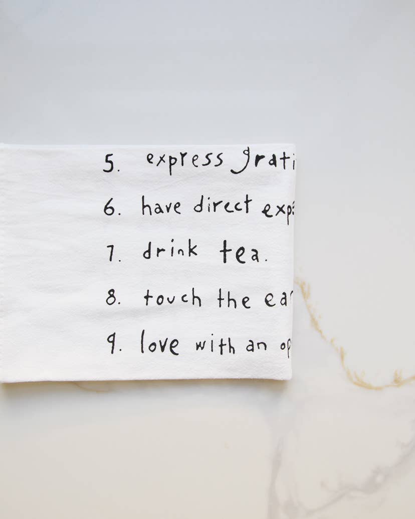 To Do List Napkin