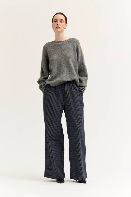 Midnight Gingham Pant