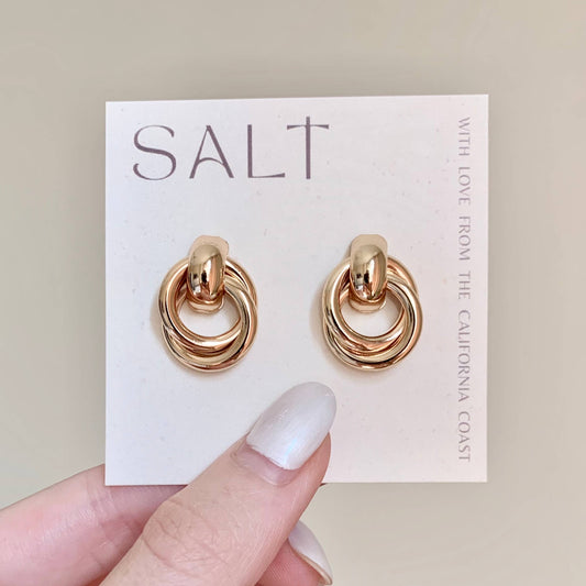 The Perfect Knot Studs: 18k Gold