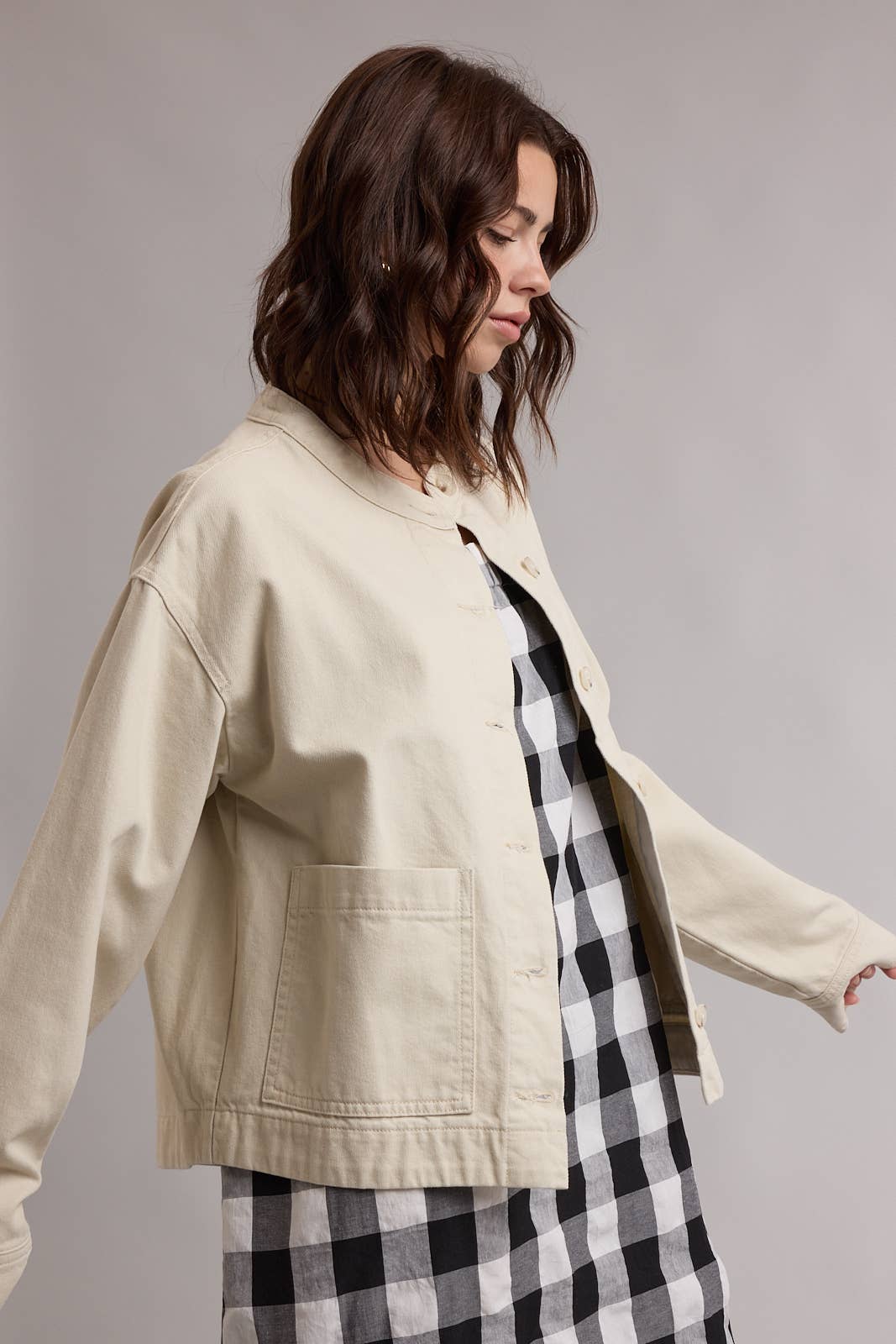 Utility Jacket- Oyster
