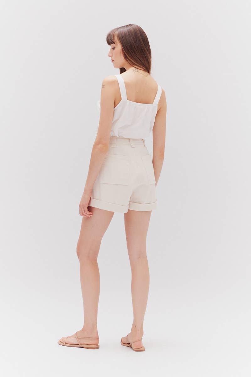 Twill Shorts - Milk