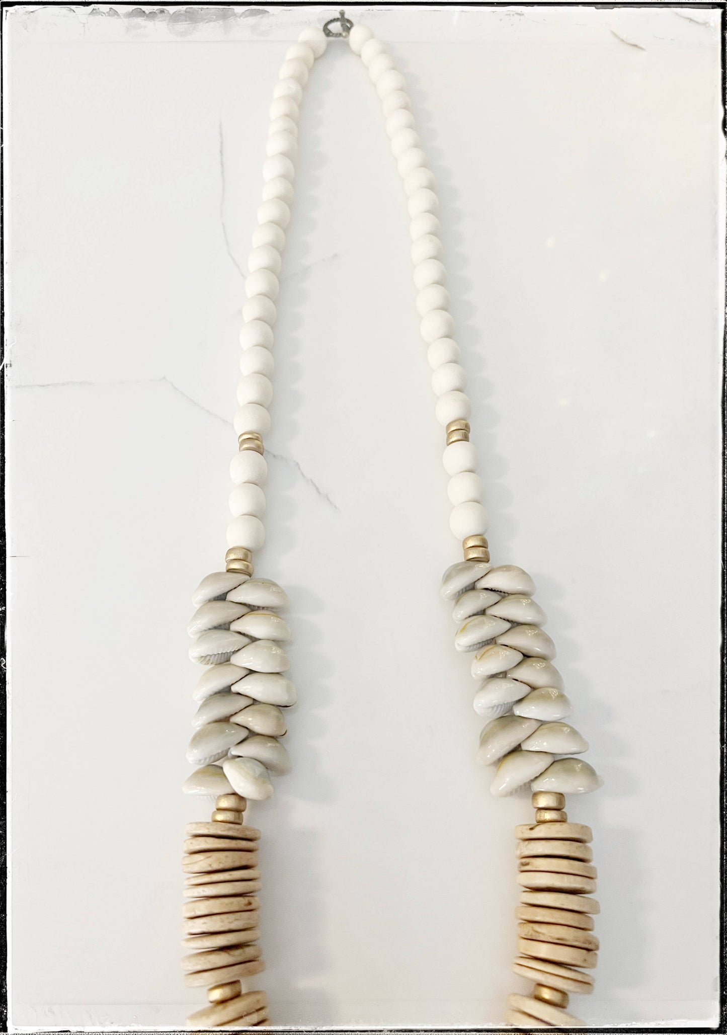 White Coconut Shell Necklace