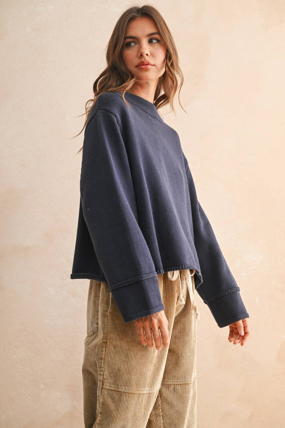 June Sweater - Navy