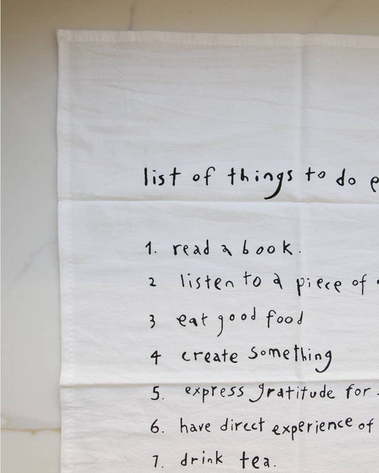 To Do List Napkin