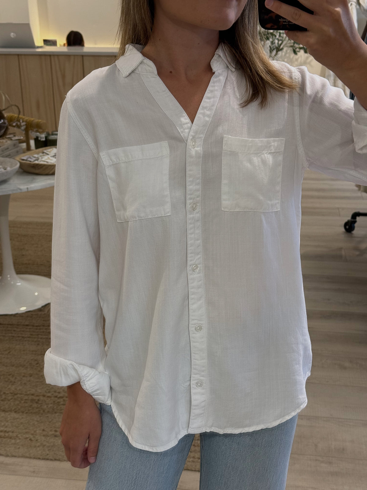 Ginger Top / White