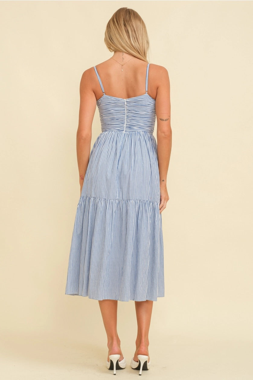 Isabella Midi Tiered Dress