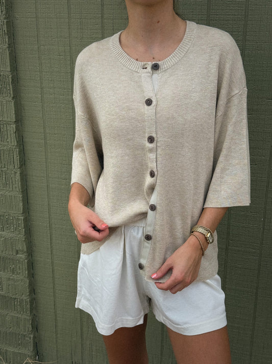 Alyssa Cardigan - Khaki