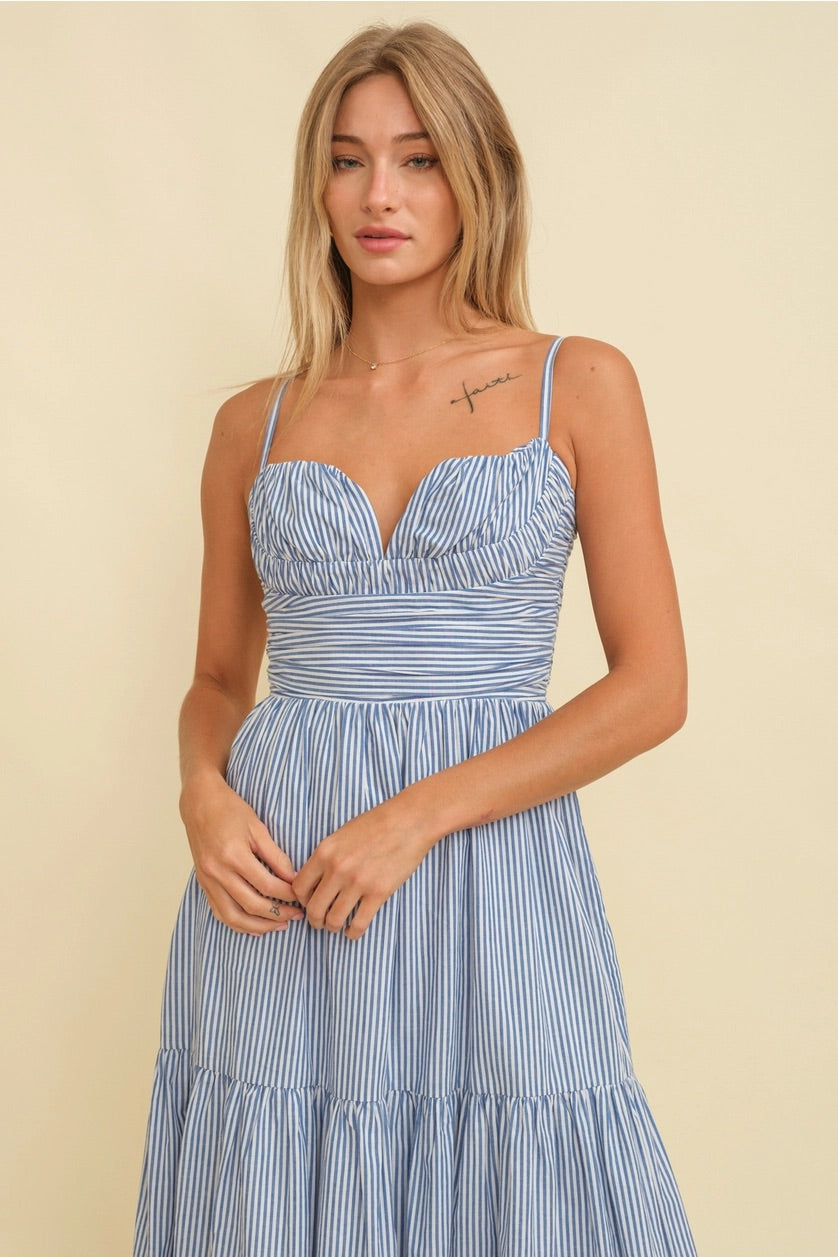 Isabella Midi Tiered Dress