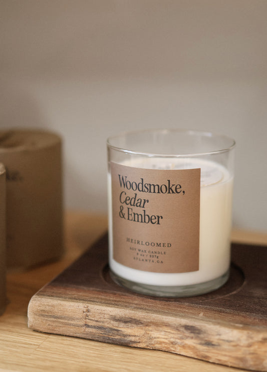 Heirloom Candle - Woodsmoke, Cedar & Ember