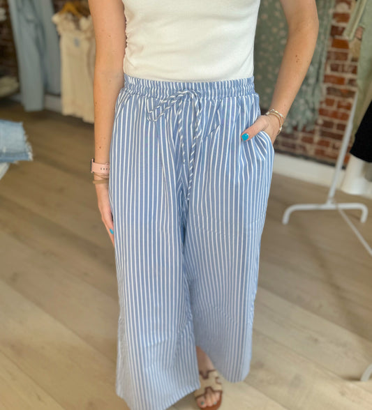 Sky Striped Pants