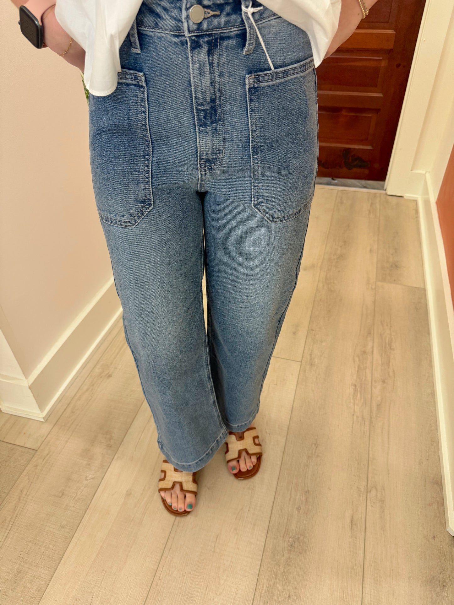 Polly Patch Pocket Jeans