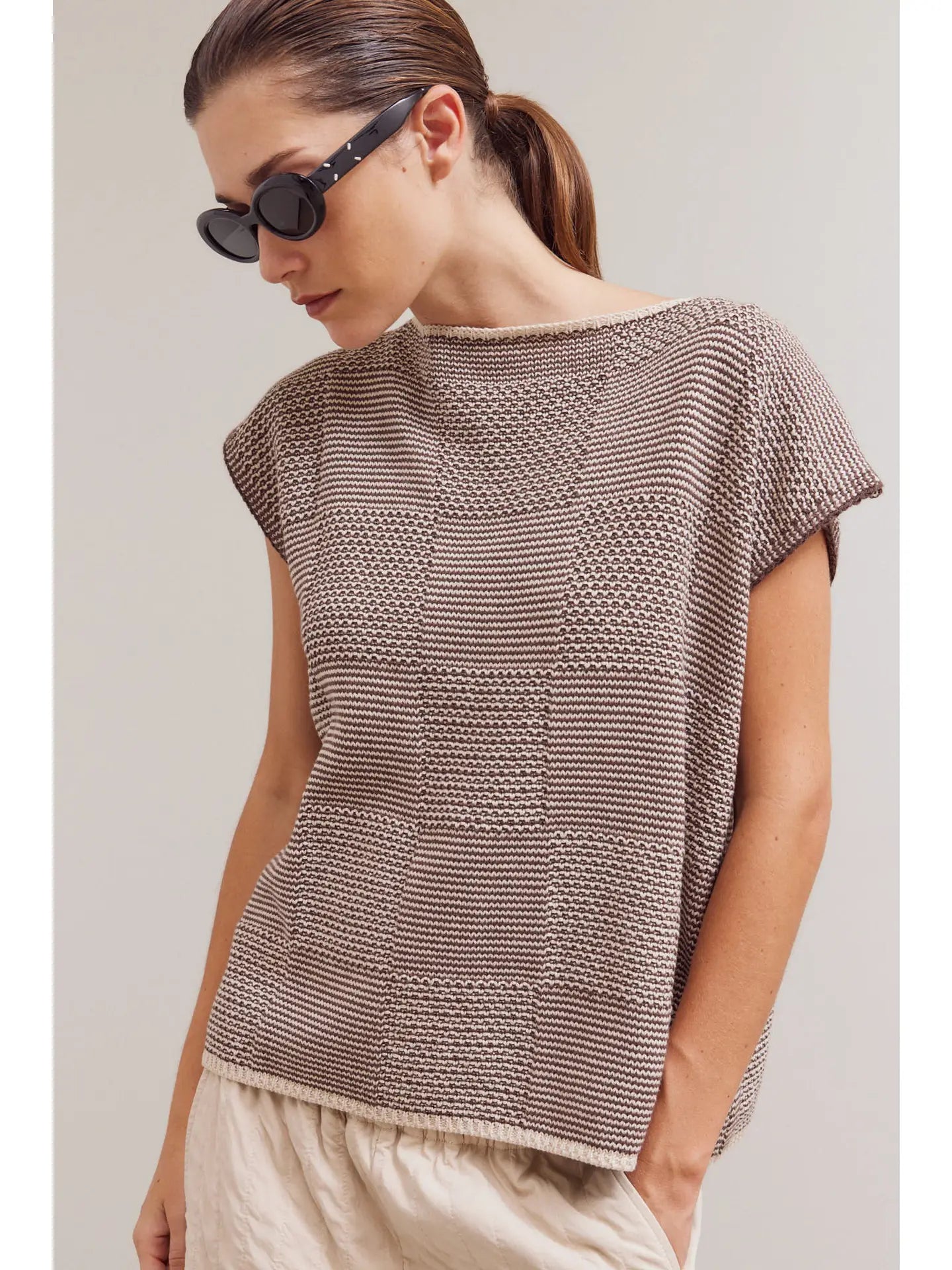 Mixed Yarn Top