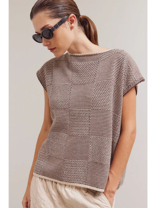Mixed Yarn Top