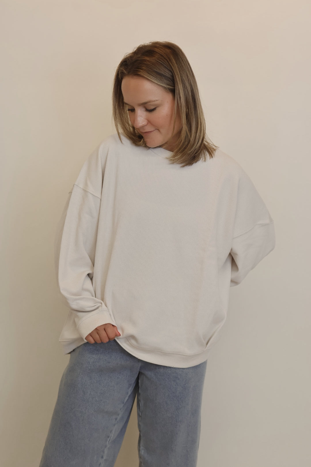 Ribbed Knit Crewneck
