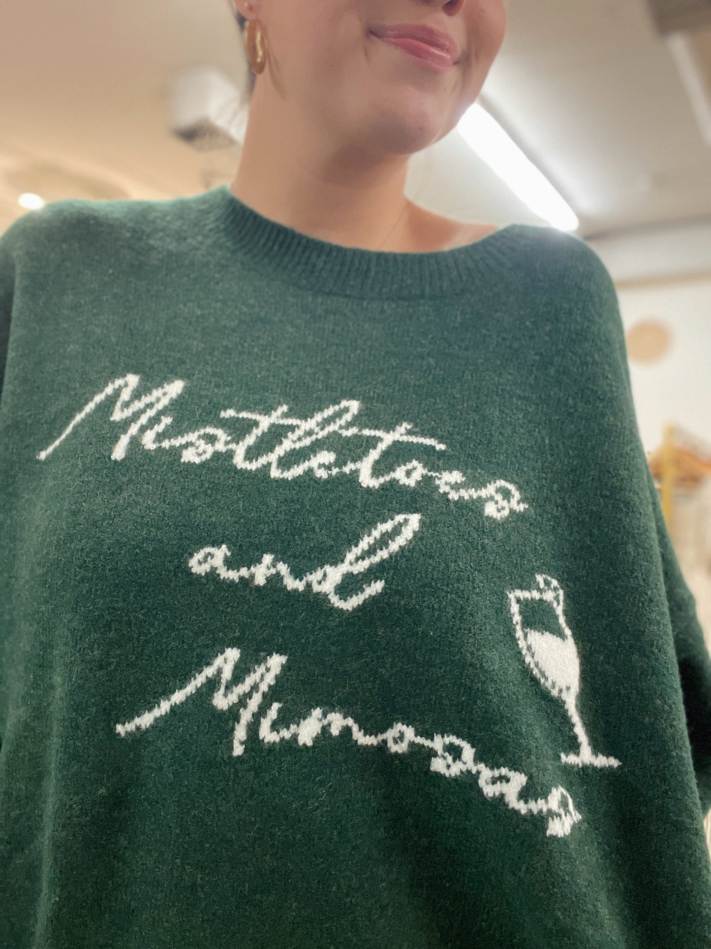 Mistletoes and Mimosas' Sweater