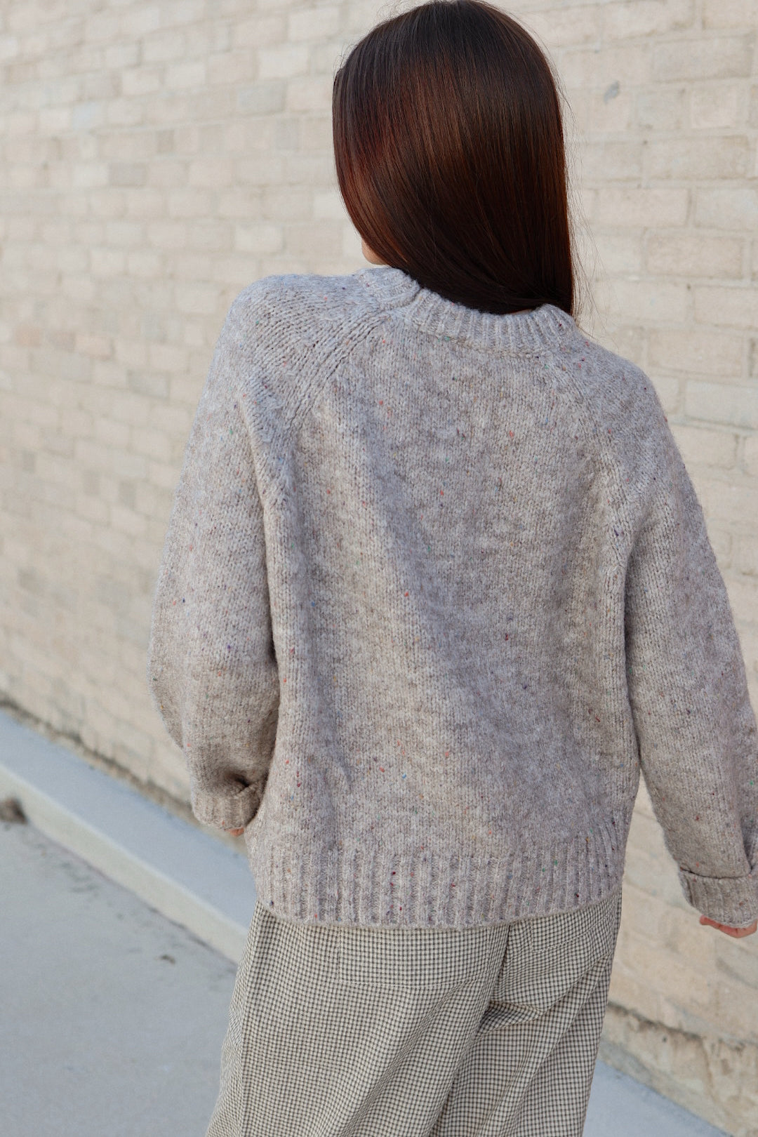 Mabel Speckled Knit Sweater