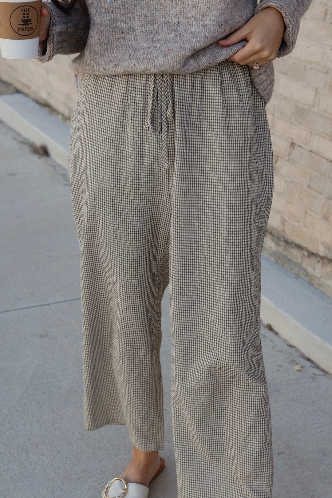 Wren Gingham Pants