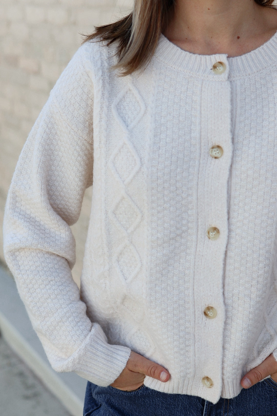 The Eloise Textured Cardigan