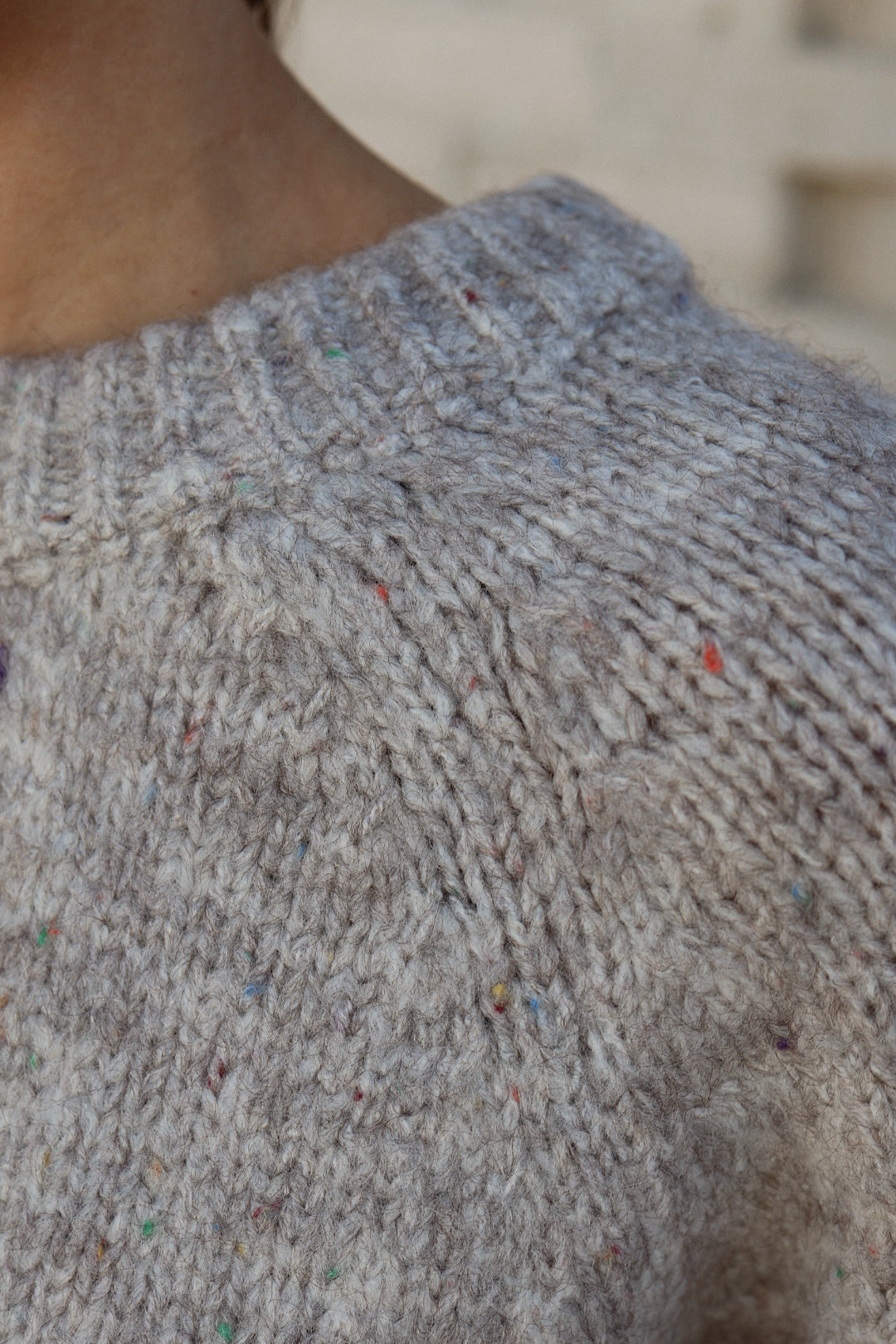 Mabel Speckled Knit Sweater