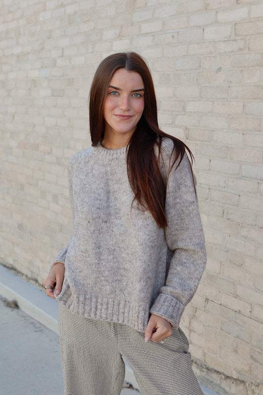 Mabel Speckled Knit Sweater